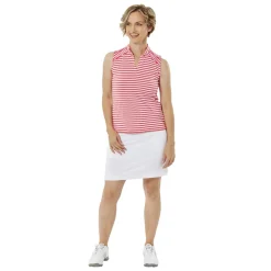 Bold Sleeveless Polo Rouge Multi