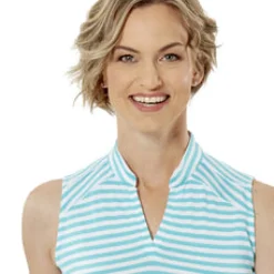 Bold Sleeveless Polo Scuba Multi