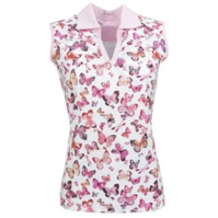Butterfly Sleeveless Polo
