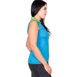 Crush Sleeveless Polo Blue Multi