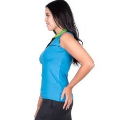 Crush Sleeveless Polo Blue Multi