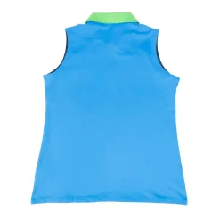 Crush Sleeveless Polo Blue Multi